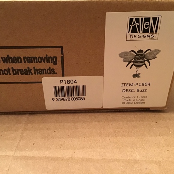 Bumblebee Ceramic Pendulum Clock NWT - Picture 10 of 10